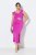 Ulla Popken 849508 Vestido de noite Lilás - Vestidos de noite - Vestidos de festa em tamanhos grandes