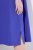 Ulla Popken 849541 Vestido camiseiro de manga curta com cordão Violeta - Vestidos camiseiros - 