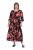Ulla Popken 849593 Vestido camiseiro floral Azul-marinho - Vestidos maxi - Vestidos maxi plus size para mulher