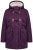 Ulla Popken 849619 Casaco de chuva Roxo escuro - Jaquetas - Casacos plus size para mulher