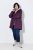 Ulla Popken 849619 Casaco de chuva Roxo escuro - Jaquetas - Casacos plus size para mulher