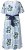 Ulla Popken 849662 Vestido camiseiro floral Branco sujo - Vestidos midi - Vestidos Midi Tamanhos Grandes