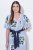 Ulla Popken 849662 Vestido camiseiro floral Branco sujo - Vestidos midi - Vestidos Midi Tamanhos Grandes