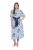 Ulla Popken 849662 Vestido camiseiro floral Branco sujo - Vestidos midi - Vestidos Midi Tamanhos Grandes