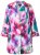 Ulla Popken 849728 Blazer floral em mistura de linho Branco - Blazers e Coletes - Blazers em Tamanhos Grandes