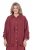 Ulla Popken 849860 Quimono Vermelho ferrugem - Cardigans - Casacos de malha femininos plus size