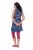 Ulla Popken 849887 Vestido de jersey sem mangas Azul-marinho - Vestidos em jersey - 
