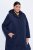 Ulla Popken 849908 Casaco de chuva Azul-marinho - Jaquetas - Casacos plus size para mulher