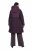 Ulla Popken 849908 Casaco de chuva Bordô - Jaquetas - Casacos plus size para mulher