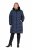 Ulla Popken 850041 Sobretudo acolchoado Azul-marinho - Casacos - Casacos de Mulher em Tamanhos Grandes