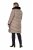 Ulla Popken 850041 Sobretudo acolchoado Taupe - Casacos - Casacos de Mulher em Tamanhos Grandes