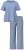 Ulla Popken 850045 Pijama de manga curta Azul claro - Pijamas/Loungewear - 