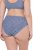 Ulla Popken 850077 Cuecas com padrão pack de 5 Azul claro - Cuecas - 