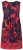 Ulla Popken 850175 Vestido de jersey estampado Coral - Vestidos em jersey - 