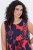 Ulla Popken 850175 Vestido de jersey estampado Coral - Vestidos em jersey - 