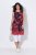 Ulla Popken 850175 Vestido de jersey estampado Coral - Vestidos em jersey - 
