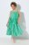 Ulla Popken 850197 Vestido às riscas com folhos Verde - Vestidos de verão - Vestidos de verão plus size