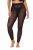 Ulla Popken 850264 Leggings de meia com padrão Preto - Collants & meias - 