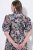 Ulla Popken 850298 Vestido camiseiro floral Azul-marinho - Vestidos maxi - Vestidos maxi plus size para mulher