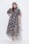Ulla Popken 850298 Vestido camiseiro floral Azul-marinho - Vestidos maxi - Vestidos maxi plus size para mulher