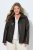 Ulla Popken 850310 Casaco de pelo sintético Castanho escuro - Jaquetas - Casacos plus size para mulher