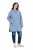 Ulla Popken 850361 Casaco técnico Azul ganga - Jaquetas - Casacos plus size para mulher