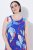 Ulla Popken 850367 Vestido de jersey estampado Azul-marinho - Vestidos em jersey - 