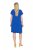 Ulla Popken 850389 Vestido de chiffon estampado Azul - Vestidos - Vestidos para todos os tamanhos