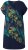 Ulla Popken 850393 Vestido de chiffon estampado Azul-marinho - Vestidos de verão - Vestidos de verão plus size