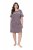Ulla Popken 850401 Camisa de noite floral Castanho - Camisas de noite - 