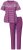 Ulla Popken 850403 Pijama com flores Violeta - Pijamas/Loungewear - 