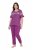 Ulla Popken 850403 Pijama com flores Violeta - Pijamas/Loungewear - 