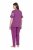 Ulla Popken 850403 Pijama com flores Violeta - Pijamas/Loungewear - 