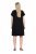 Ulla Popken 850406 Vestido de chiffon estampado Preto - Vestidos - Vestidos para todos os tamanhos
