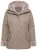 Ulla Popken 850509 Casaco de pelo sintético Taupe - Jaquetas - Casacos plus size para mulher