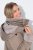 Ulla Popken 850509 Casaco de pelo sintético Taupe - Jaquetas - Casacos plus size para mulher