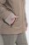 Ulla Popken 850509 Casaco de pelo sintético Taupe - Jaquetas - Casacos plus size para mulher