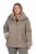 Ulla Popken 850509 Casaco de pelo sintético Taupe - Jaquetas - Casacos plus size para mulher