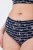 Ulla Popken 850538 Cuecas com flores em algodão orgânico pack de 2 Azul-marinho - Cuecas - 
