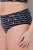 Ulla Popken 850538 Cuecas com flores em algodão orgânico pack de 2 Azul-marinho - Cuecas - 
