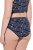Ulla Popken 850538 Cuecas com flores em algodão orgânico pack de 2 Azul-marinho - Cuecas - 