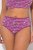 Ulla Popken 850538 Cuecas com flores em algodão orgânico pack de 2 Violeta - Cuecas - 