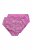Ulla Popken 850538 Cuecas com flores em algodão orgânico pack de 2 Violeta - Cuecas - 