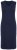 Ulla Popken 850725 Vestido de malha com decote em V Azul-marinho - Vestidos de malha - 