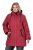 Ulla Popken 850794 Sobretudo técnico Vermelho - Casacos - Casacos de Mulher em Tamanhos Grandes