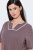 Ulla Popken 850903 Pijama com flores pack de 2 Castanho - Pijamas/Loungewear - 
