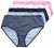 Ulla Popken 850966 Cuecas às riscas pack de 5 Azul-marinho - Cuecas - 