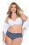 Ulla Popken 850966 Cuecas às riscas pack de 5 Azul-marinho - Cuecas - 