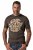 JP1880 851001 Rolling Stones Retro Logo T-shirt Avelã - T-shirts de bandas - Camisetas de Bandas em Tamanhos Grandes