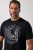 JP1880 851008 T-shirt com estampado no peito Preto TALL - TALL T-shirts - T-Shirts para Homens Altos